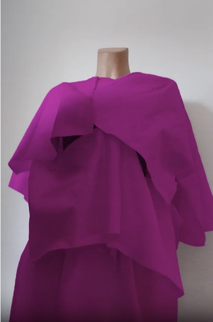 Blouse MIARO- Dispositif de protection de l'intimité